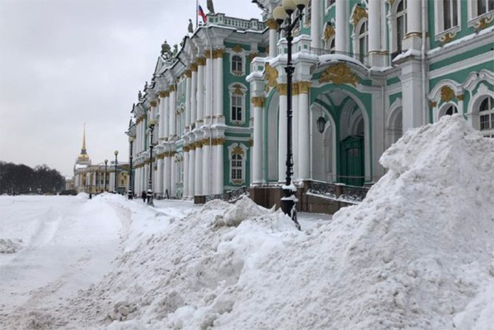 Впитал лужу. Сказ о том, как питерские чиновники и депутаты с зимними тяготами и депрессией борются