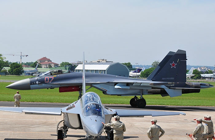 le bourget, Су-35, Ка-52, Як-130, авиация