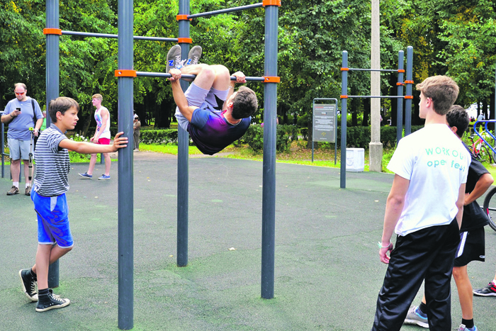 Московские парки превращаются в фитнес-центры