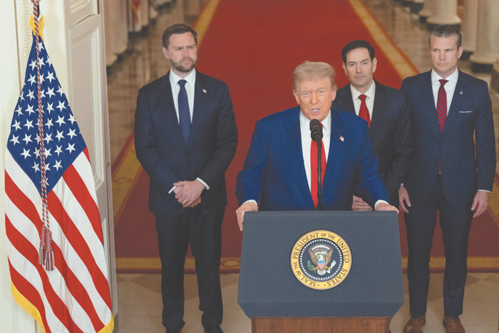 Трамп стал президентом войны