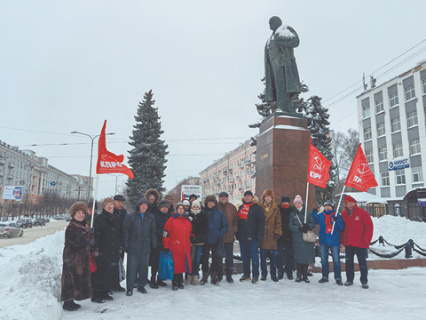 кпрф, мемориально исторические акции, советские вожди, ленин, сталин