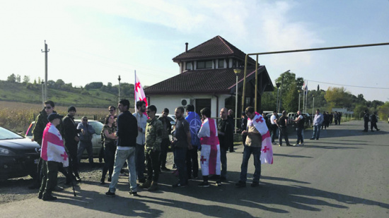 Возобновившаяся бордеризация еще на несколько гектаров  уменьшила Грузию