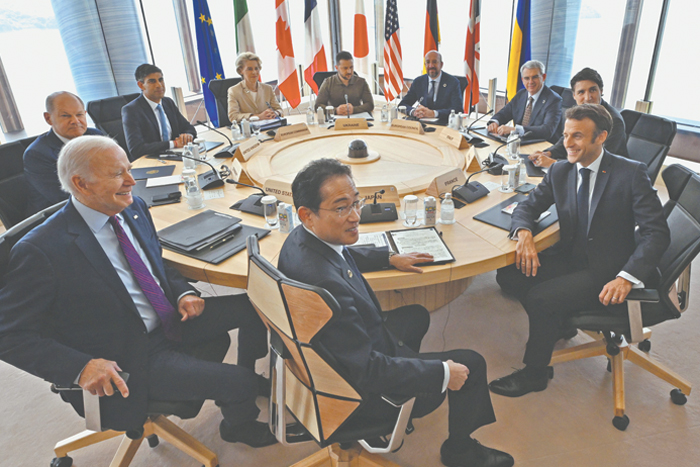 Фото недели.  Лидеры G7 наказали компании, которые сотрудничают с Россией