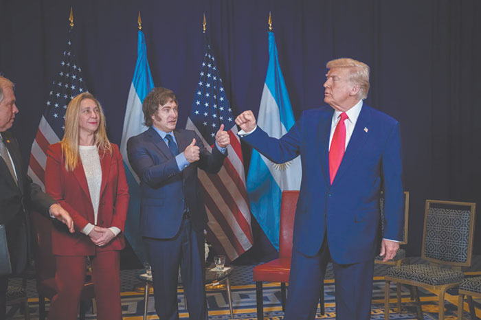 Милей ищет спасения у Трампа