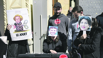 грузия, президент, зурабишвили, доклад, внешняя политика, оппозиция, флешмоб