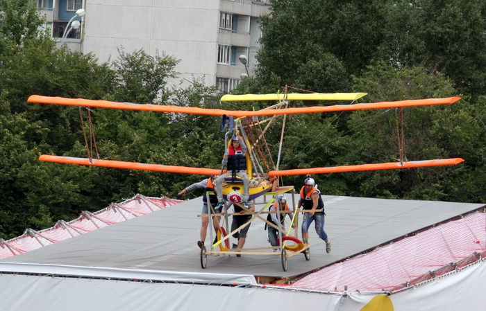 шоу, flugtag, red bull, полет, депардье