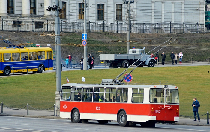 троллейбус, транспорт, город, москва