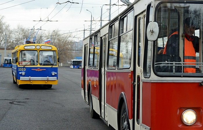 троллейбус, транспорт, город, москва