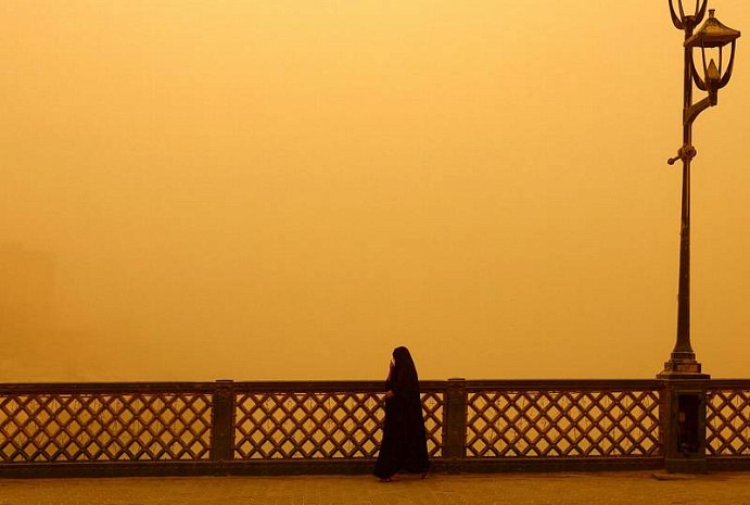 ирак, песчаная буря
