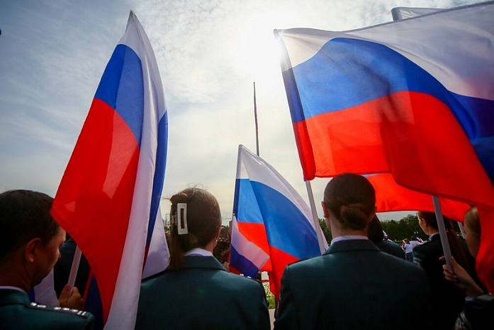 россия, день государственного флага, москва, празднование
