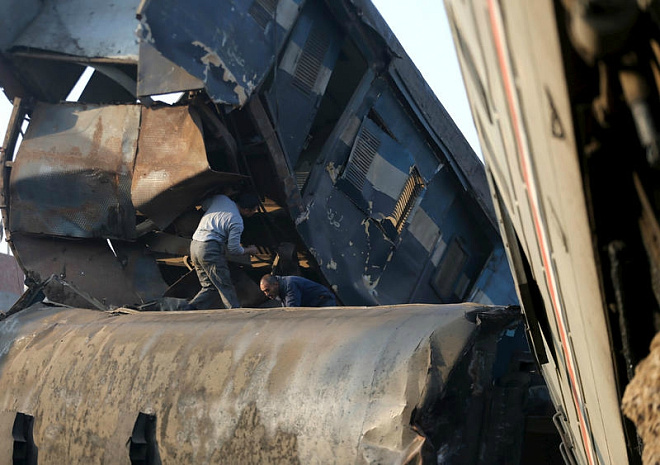 египет, поезд, катастрофа