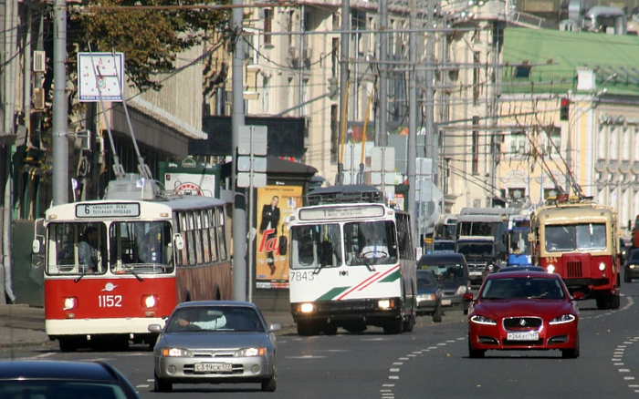 москва, транспорт, троллейбус