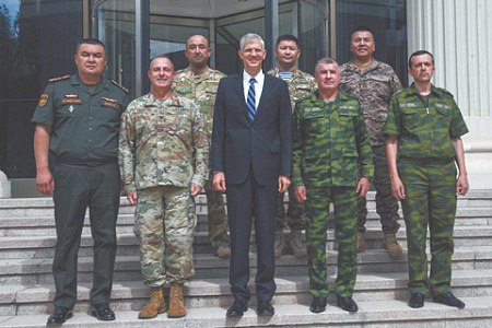 таджикистан, американские военные, учения, региональное сотрудничество, нестабильность, центральная азия, одкб