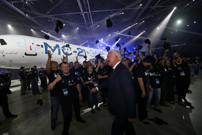 россия, авиация, мс-21, выкатка