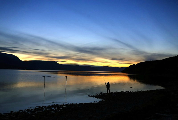 норвегия, небо, полярное сияние