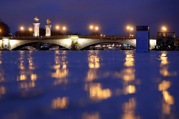 франция, париж, сена, наводнение