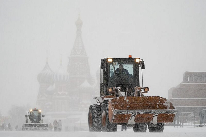 москва, циклон, ольга, снегопад