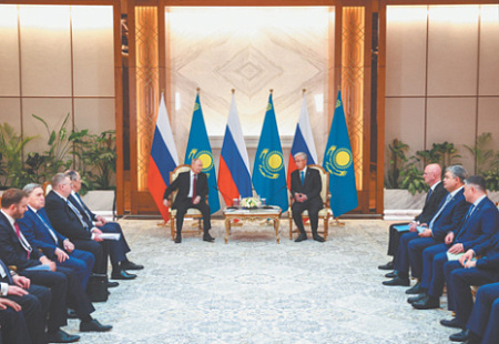 рф, путин, госвизит, казахстан, токаев, условия добрососедства