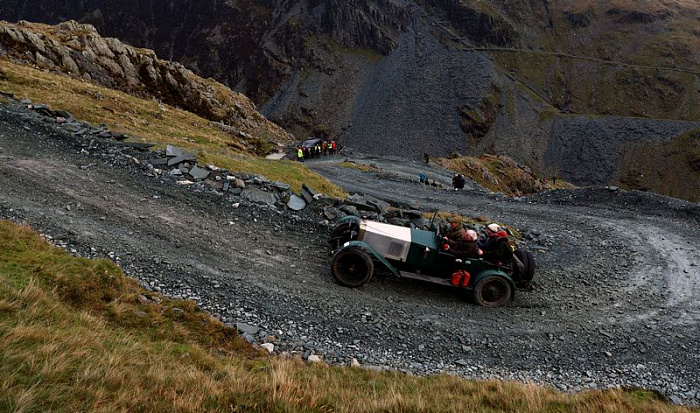 англия, ретро, автомобиль, подъем на холм