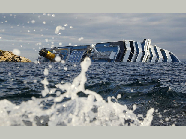 Италия, лайнер, Costa Concordia