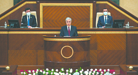 казахстан, президент, токаев, полномочия, политические реформы, парламент
