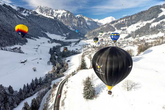 швейцария, воздушные шары, фестиваль