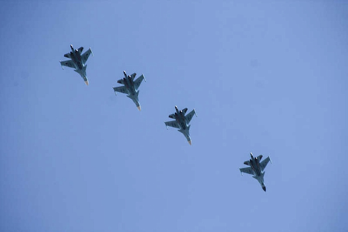россия, авиация, учения, бомбардировка