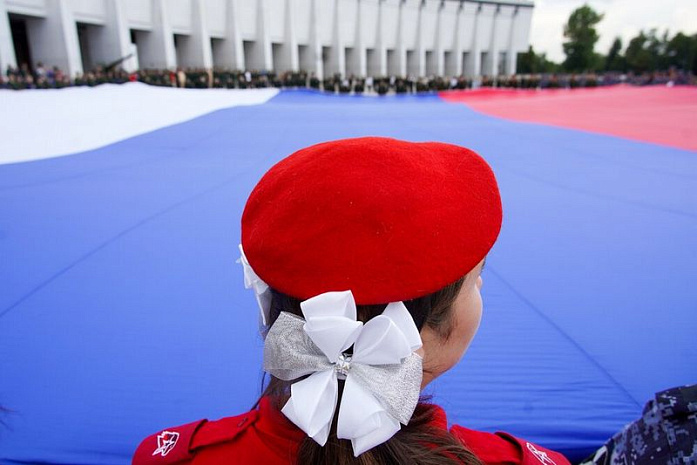 россия, государственный флаг, праздник