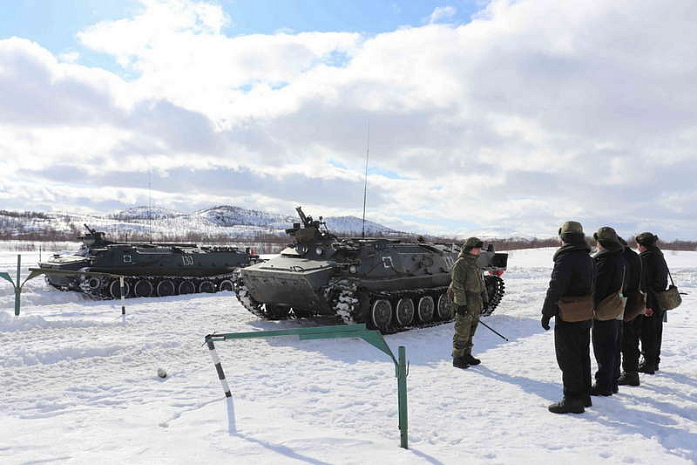 россия, армия, сверный флот, мотострелки, контрольные занятия