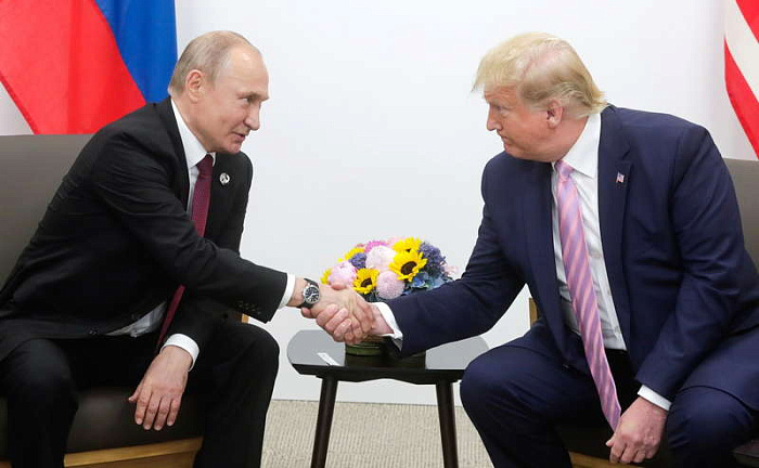 путин, трамп, встреча, осака