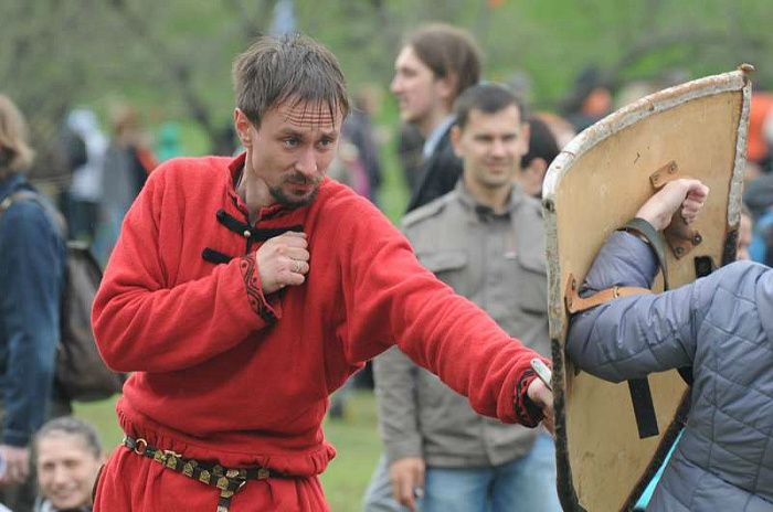 россия, москва, коломенское, рыцари, турнир, святой георгий