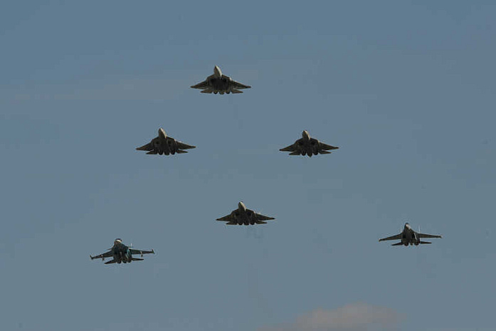 россия, авиасалон, МАКС, МС-21, Су-57
