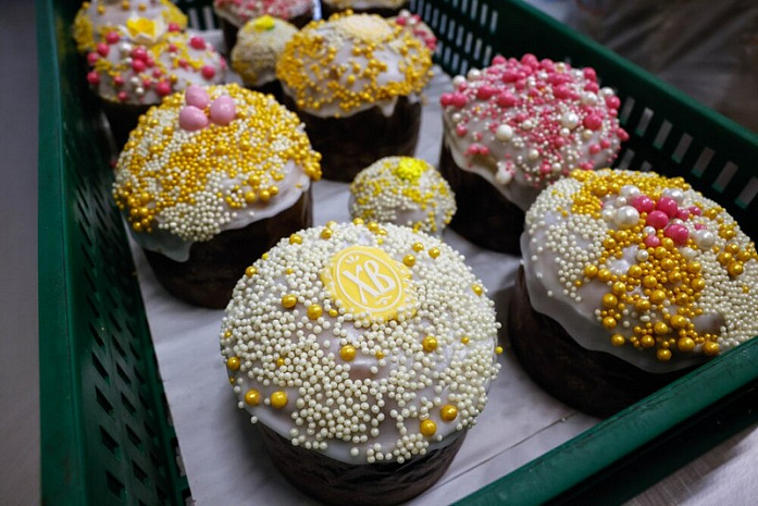 россия, москва, пасха, кулич