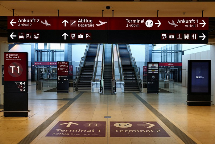 германия, аэропорт, Берлин, Бранденбург, забастовка