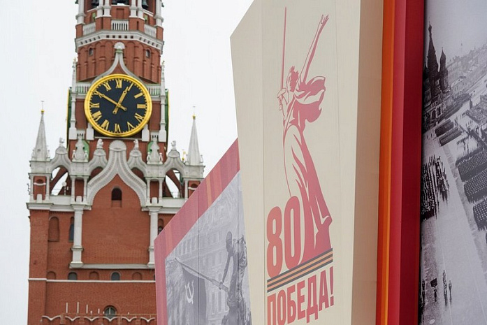россия, москва, день победы, украшение