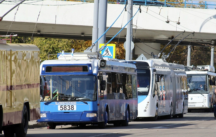москва, транспорт, троллейбус