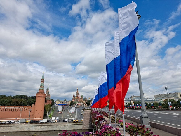 россия, день государственного флага, москва, празднование