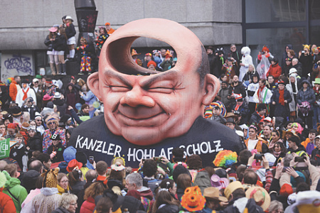 германия, карнавальные шествия, шольц