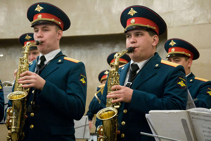 метро, оркестр, марщ, преображенский полк