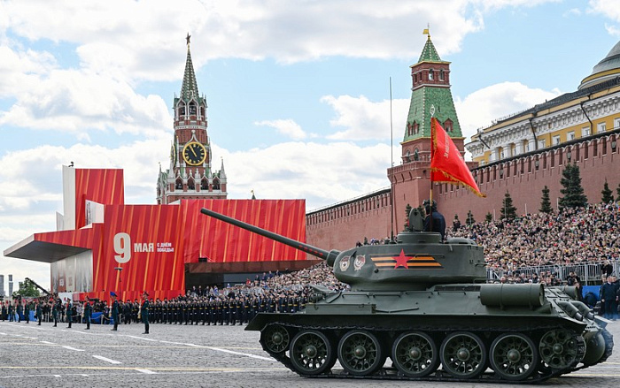 россия, красная площадь, парад, победа, юбилей