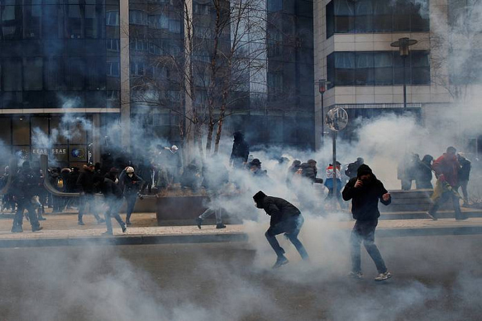 бельгия, коронавирус, ограничения, протесты, беспорядки