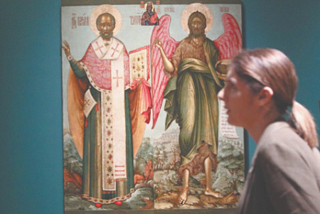 выставка, иконы, николай чудотворец