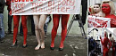 Голый <b>протест</b> у канадского посольства