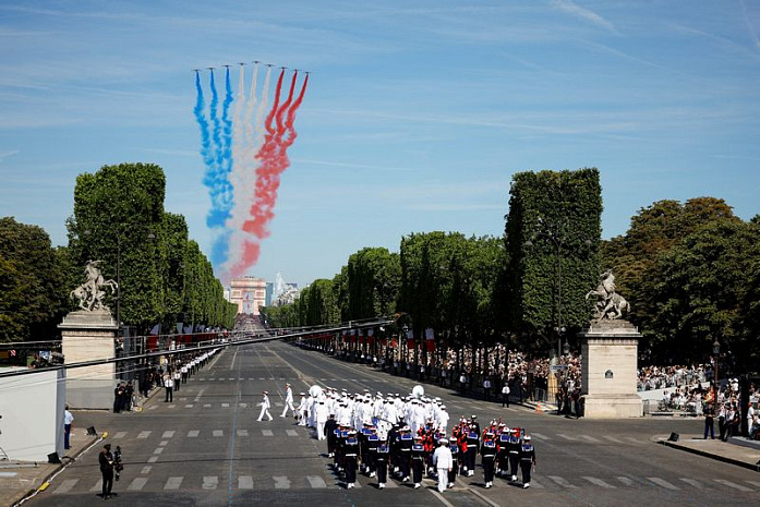 франция, день взятия бастилии, париж, парад