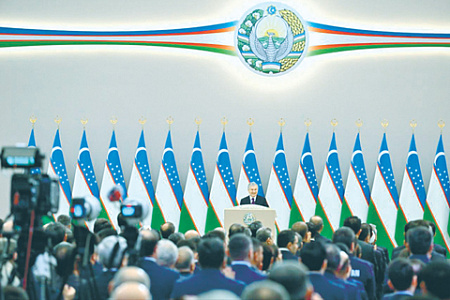 узбекистан, президент мирзиёев, послание парламенту и народу, экономика, технологическая модернизация, космический вектор, внешняя политика, многовекторность