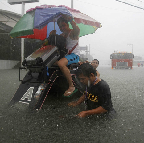 Филиппины, манила, наводнение, шторм