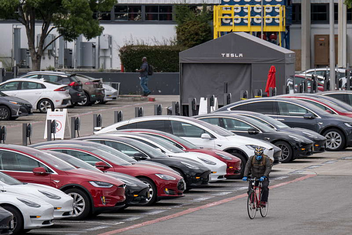 сша, калифорния, пандемия, коронавирус, tesla, илон маск