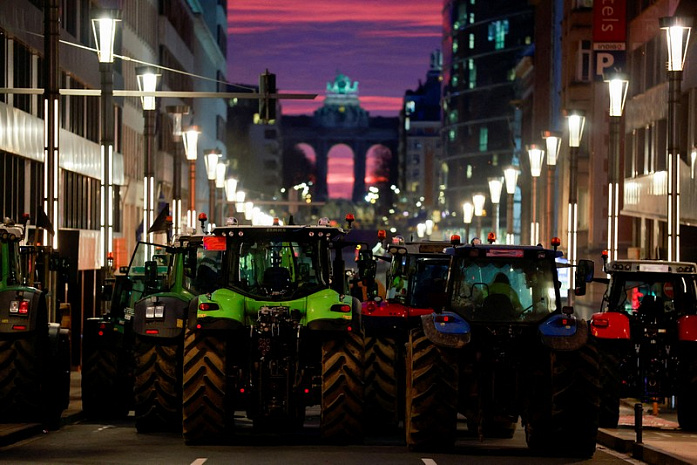 евросоюз, брюссель, фермеры, протест, торговля, соглашение, мерсокур