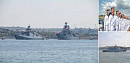 Военно-морской парад прошел в Севастопольской бухте