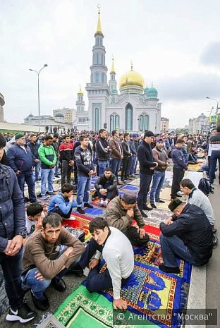 москва, мечеть, курбан-байрам
